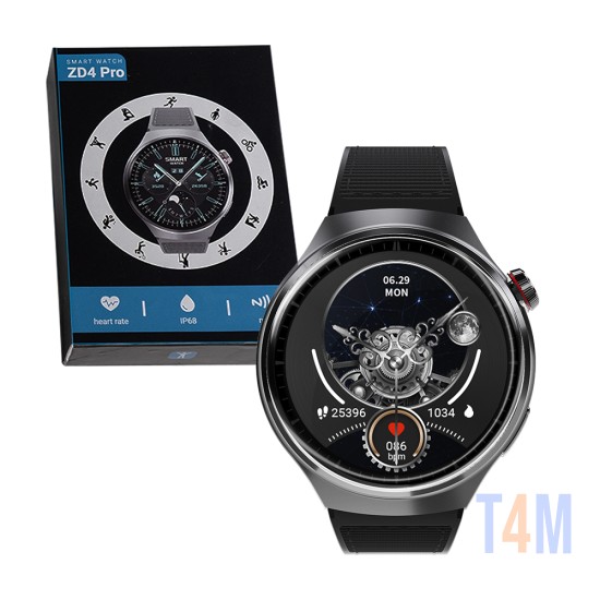 Smartwatch Zordai ZD4 Pro 1.5" (Versão para Chamada) Preto